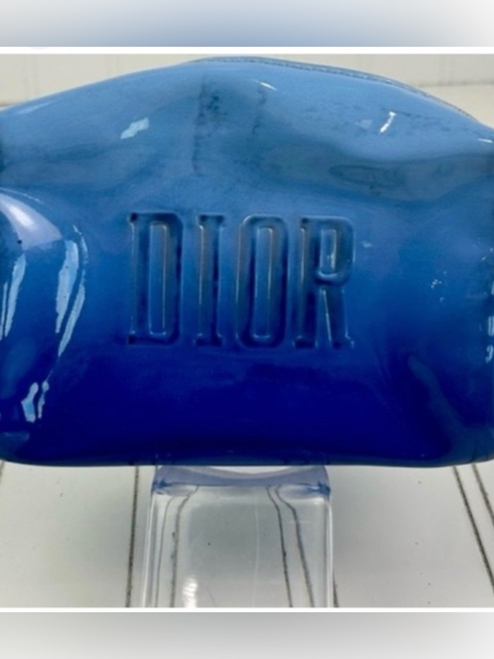 Dior Cobalt Blue mini with classic star zipper